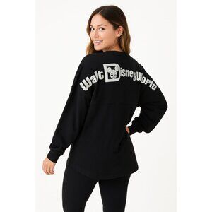 Walt Disney World Spirit Jersey Silver Sequins Black